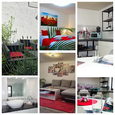 Apartment Happy-homes Red - Up To 5 - Kueche - W-lan - Netflix - Honig - Terrasse Altenstadt (Hessen)